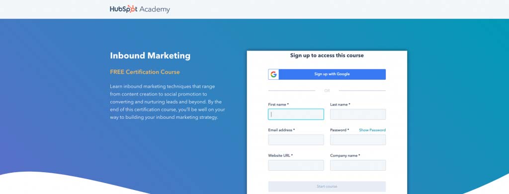 Hubspot inbound marketing