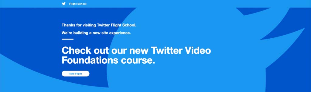 Twitter flight certification